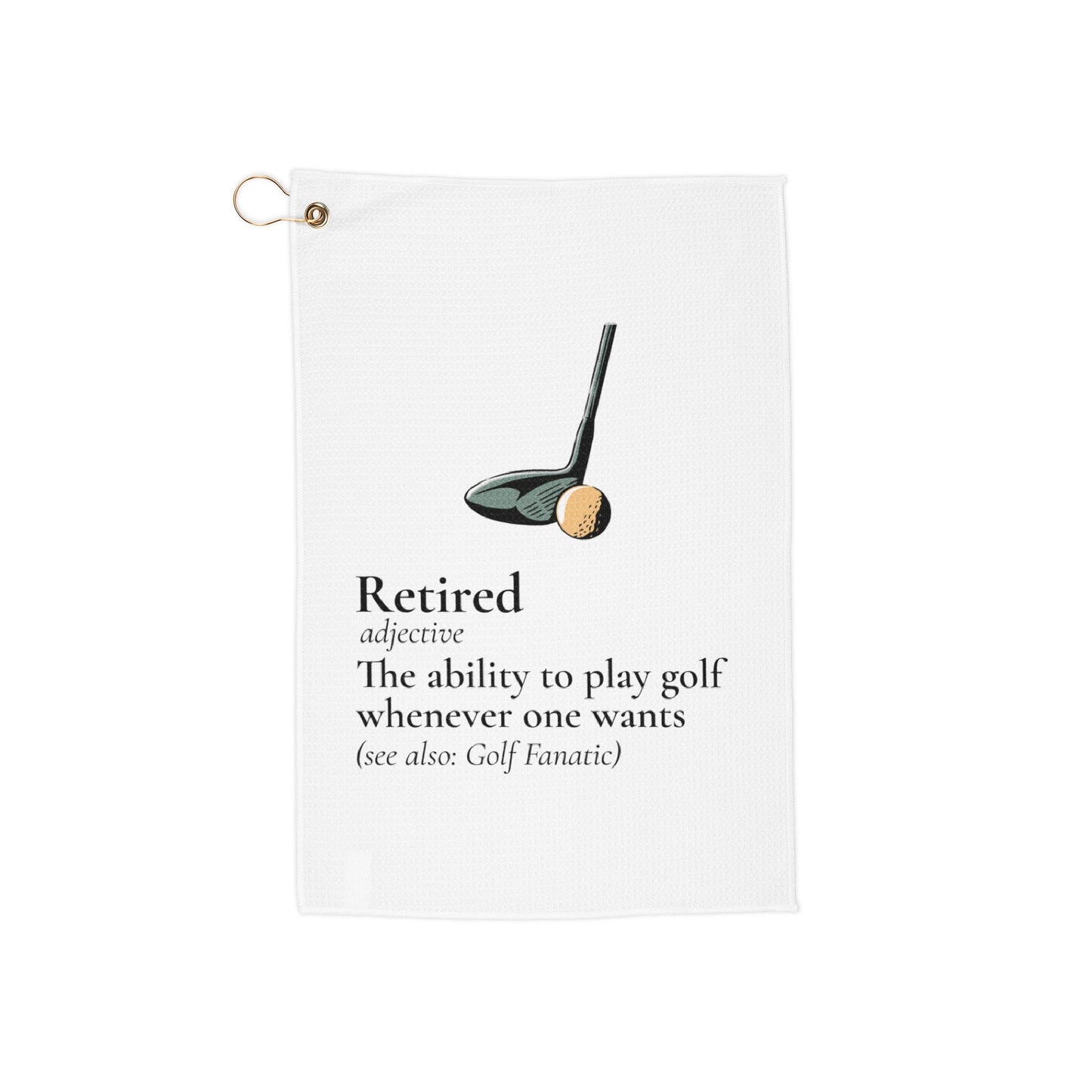 Retirement Golf Towel
