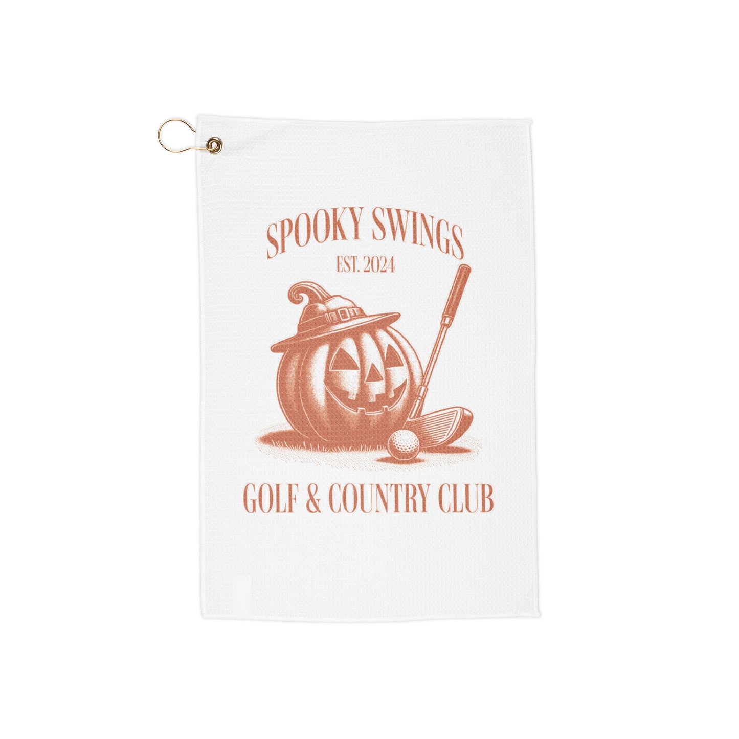 Spooky Swings Social Club Golf Towel