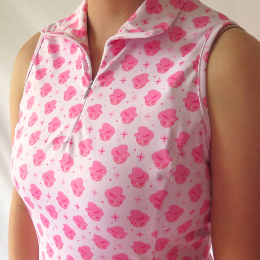 Pink Disco Cowgirl Golf Dress
