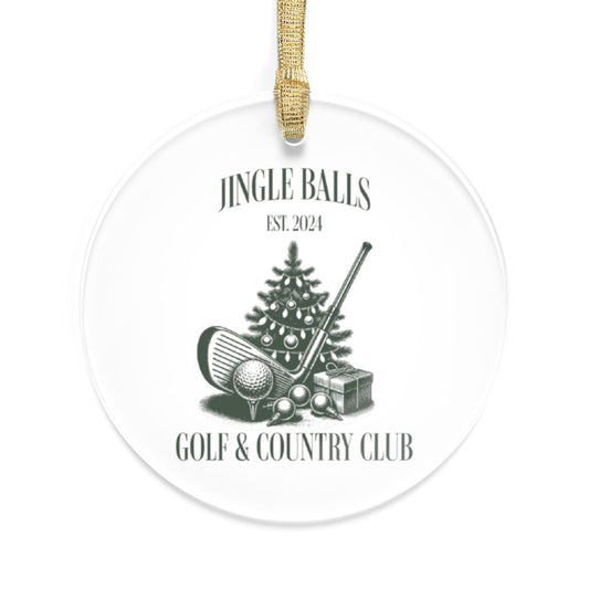 Jingle Balls Social Club Acrylic Ornament