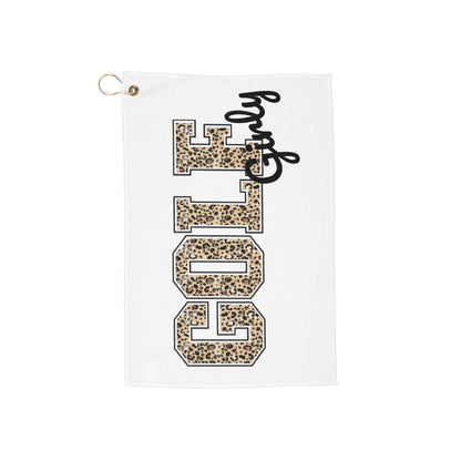 Cheetah Golf Girly Golf Towel