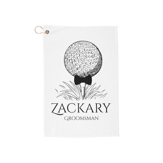 Groomsman Personalized Golf Towel