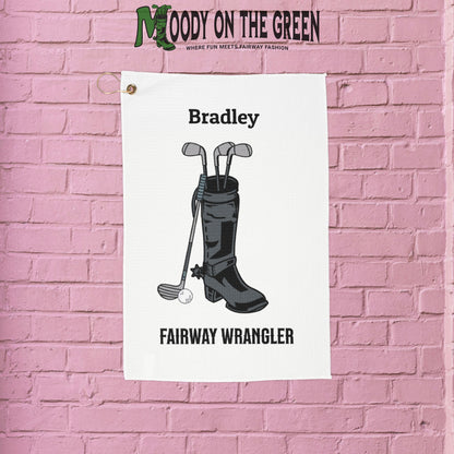 Fairway Wrangler Personalized Golf Towel