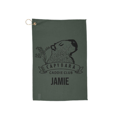 Capybara Golf Towel Personalized Golf Towel