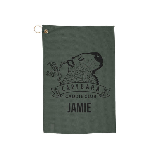 Capybara Golf Towel Personalized Golf Towel