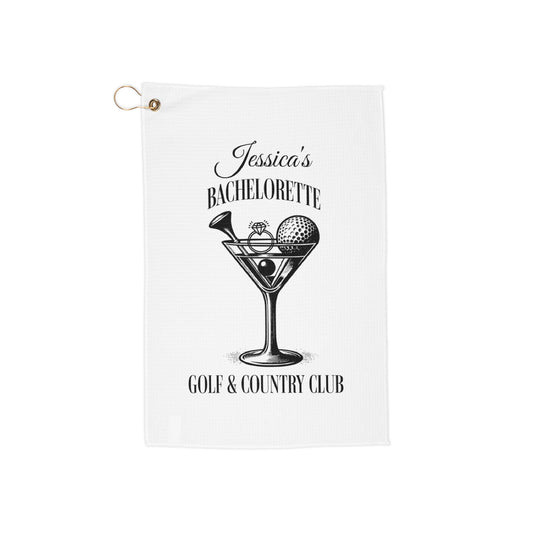 Bachelorette Personalized Golf Towel