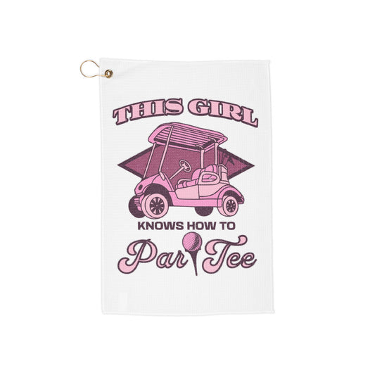Par Tee Girl Golf Towel