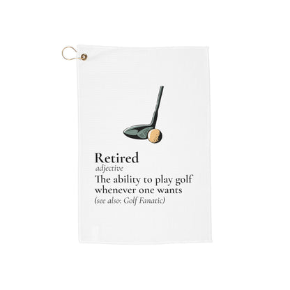 Retirement Golf Towel