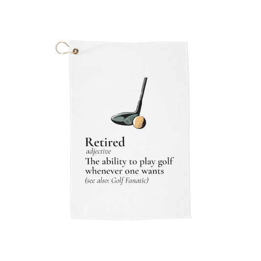 Retirement Golf Towel