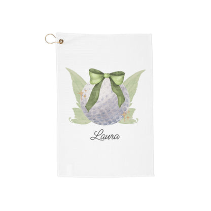 Green Fairy Personalized Golf Towel