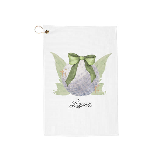 Green Fairy Personalized Golf Towel