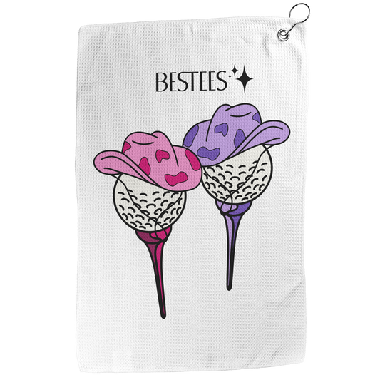 Bestees Cowgirl Golf Ball Golf Towel