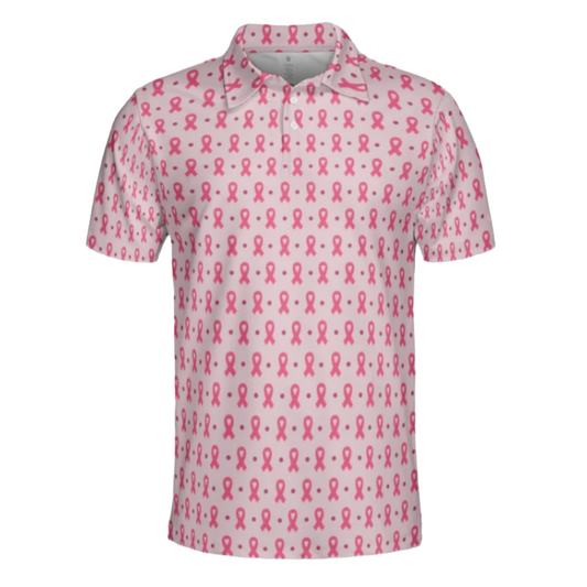 Breast Cancer Awareness Men's Golf Polo