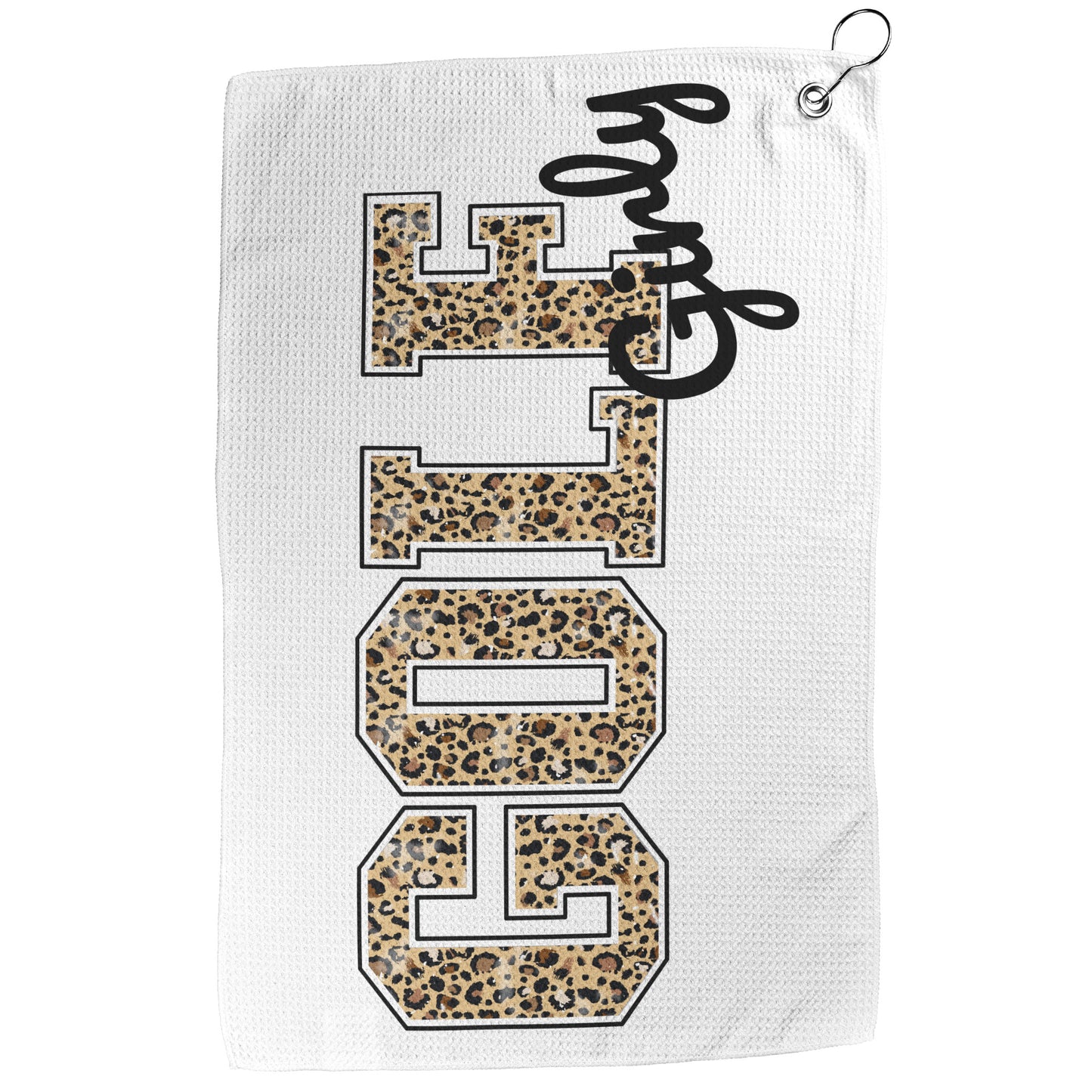 Golf Girly Cheetah Golf Towel