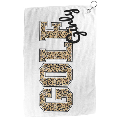 Golf Girly Cheetah Golf Towel