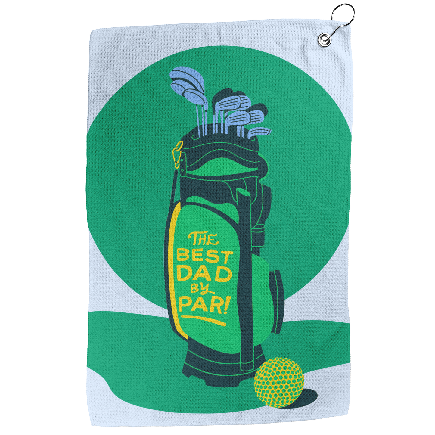Best Dad by Par Golf Towel