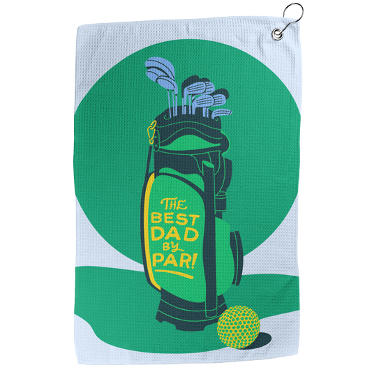 Best Dad by Par Golf Towel