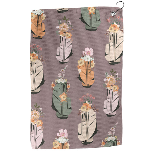 Floral Golf Bag Golf Towel
