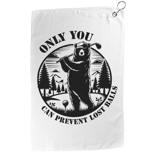 Prevent Lost Balls Golf Towel