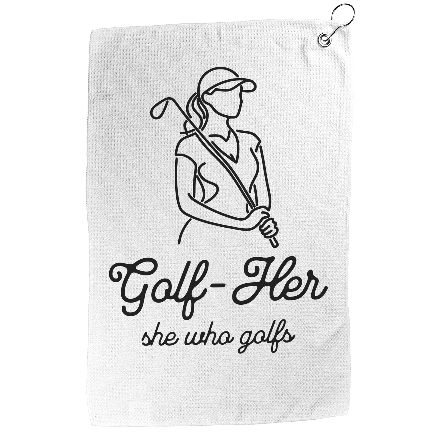 Golf-Her Golf Towel