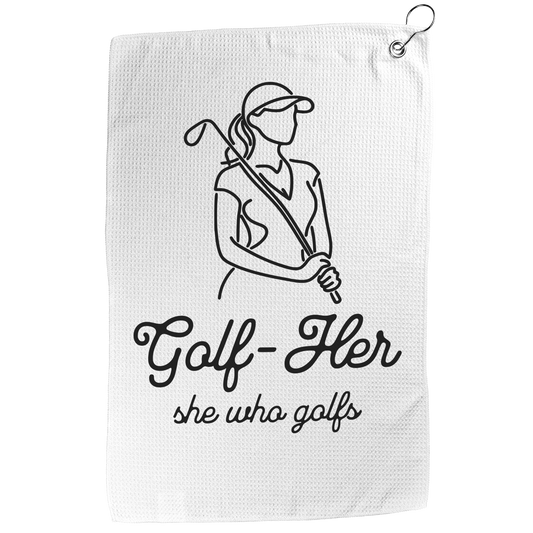 Golf-Her Golf Towel