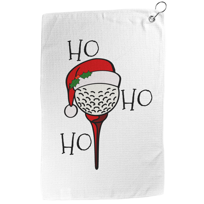 Golf Ball Santa Hat Golf Towel