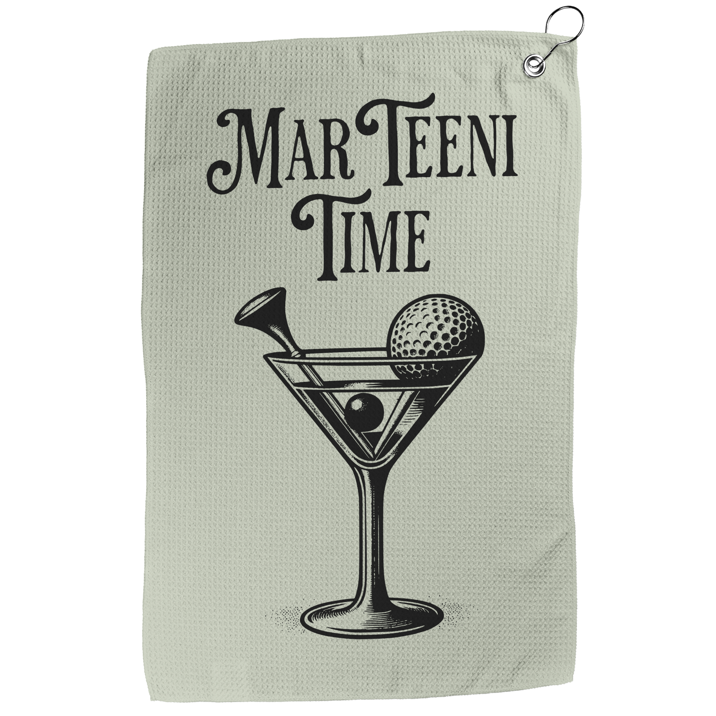 MarTeeni Time Golf Towel