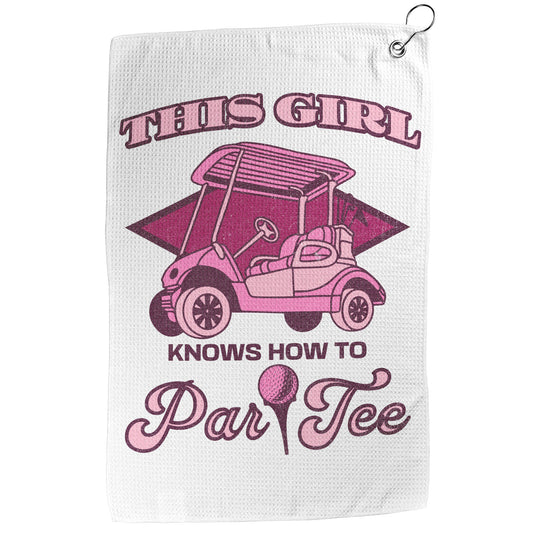 Par Tee Girl Golf Towel