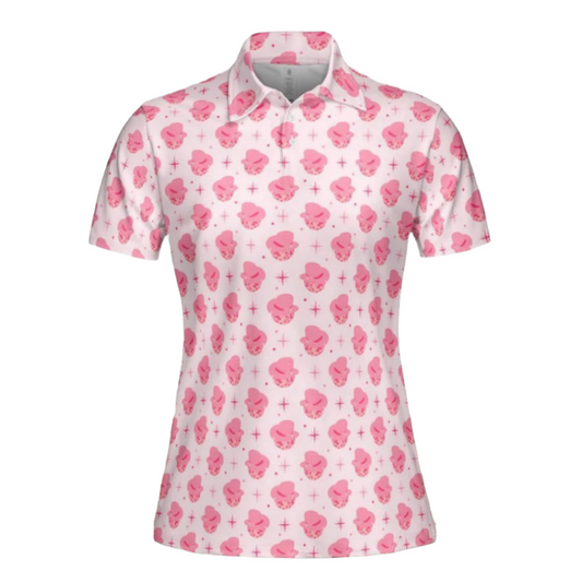 Pink Disco Cowgirl Women's Golf Polo