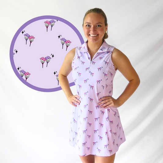 Bestees Purple Golf Dress