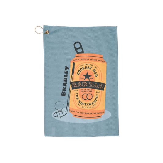 Rad Dad Personalized Golf Towel