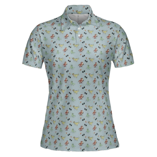 Golfing Dinosaurs Women's Polo