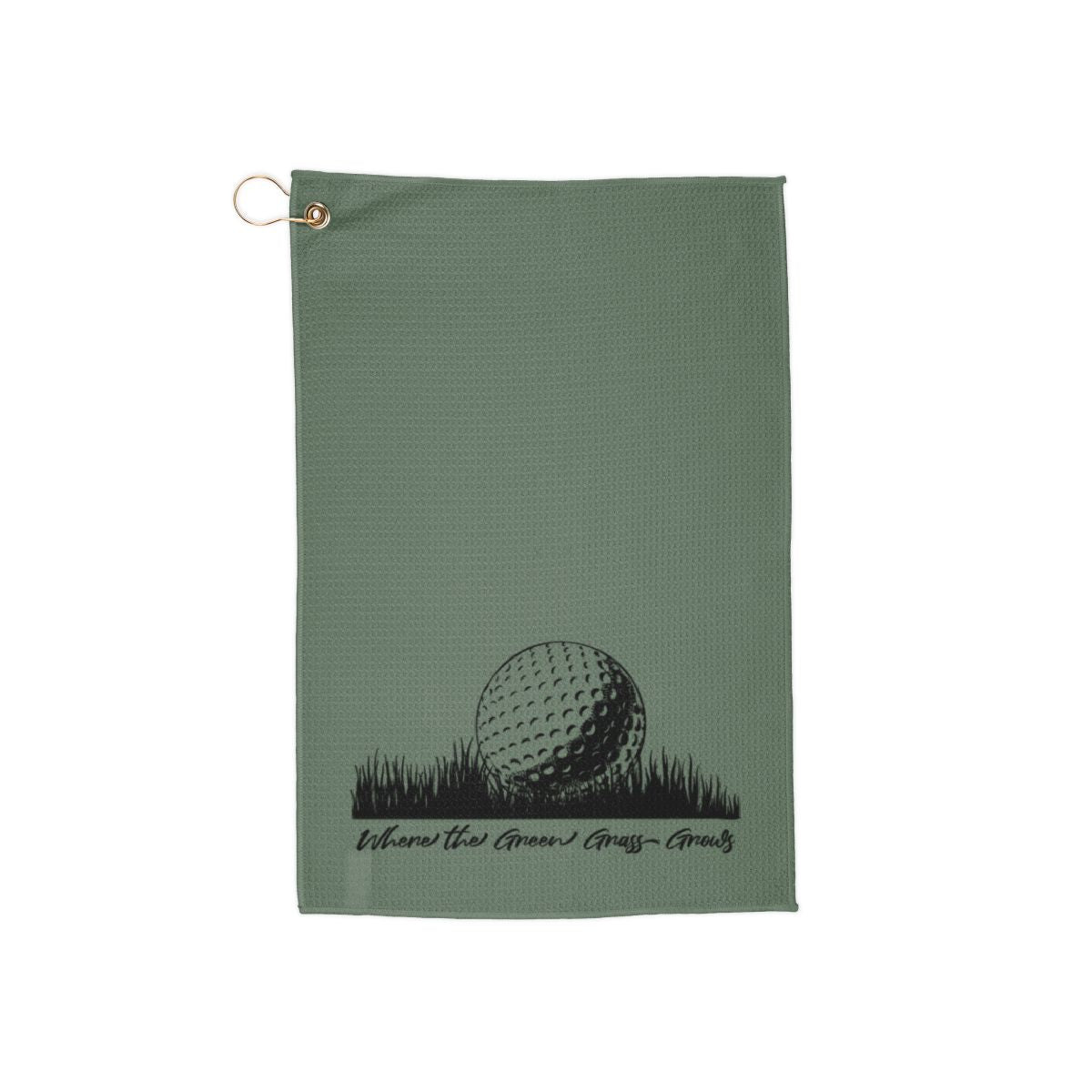 Where the Green Grass Grows Golf Towel