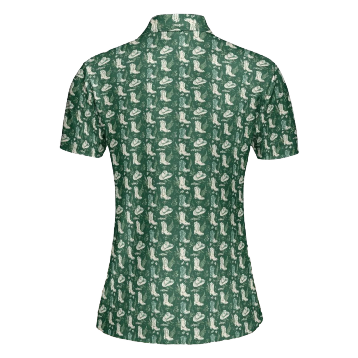 Green Cowboy Women's Polo