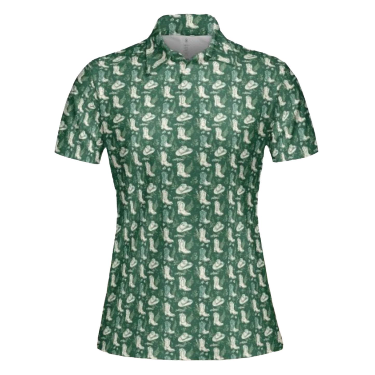 Green Cowboy Women's Polo