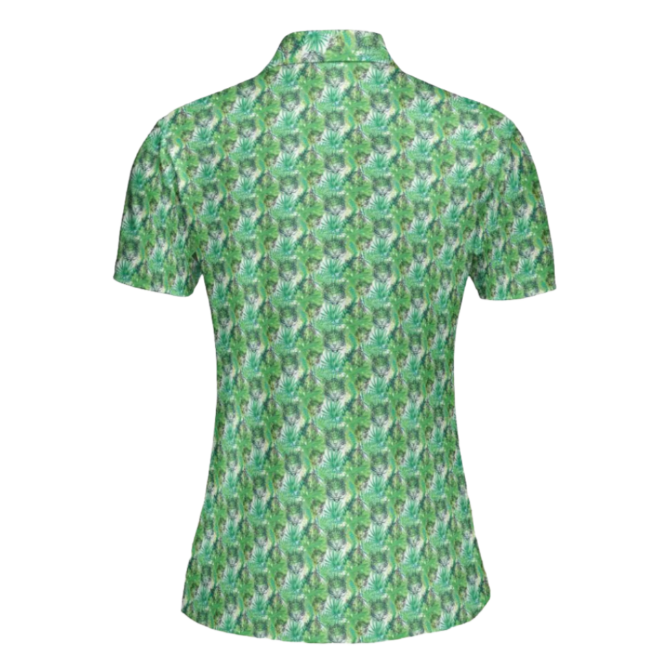 Tiger Print Women's Polo