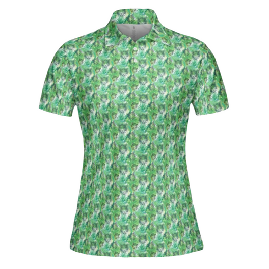 Tiger Print Women's Polo